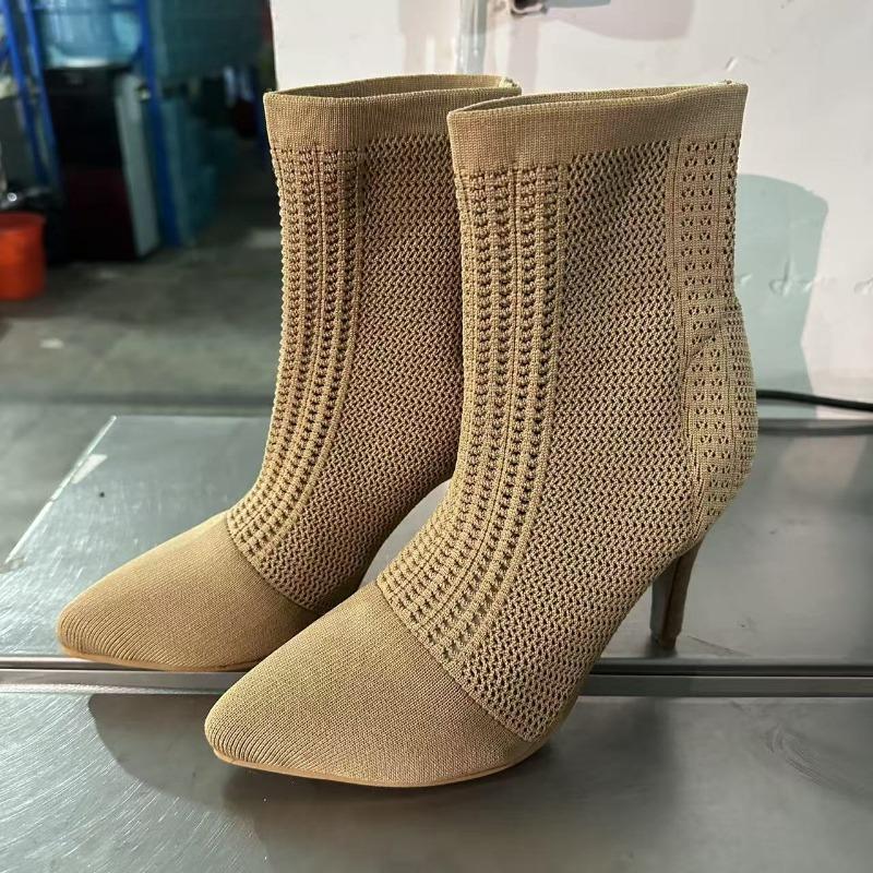 Модные весенние новые ботильоны-стилетто Женские модные остроносые из дышащей сетчатой ткани Задняя молния Противоскользящие износостойкие Высокие каблуки 43 хаки
Модные весенние новые ботильоны-стилетто Женские модные остроносые из дышащей сетчатой ткани Задняя молния Противоскользящие износостойкие Высокие каблуки 43 хаки