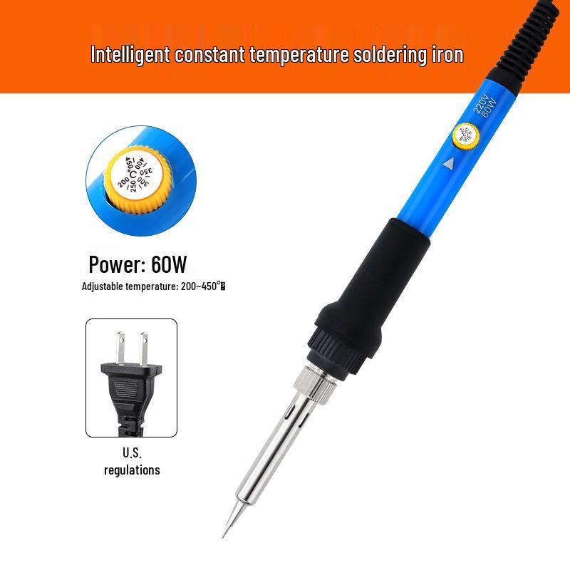 60W Inner Heating Electric Soldering Iron Set with Adjustable Constant Temperature for Soldering & Pyrography
60W Inner Heating Electric Soldering Iron Set with Adjustable Constant Temperature for Soldering & Pyrography