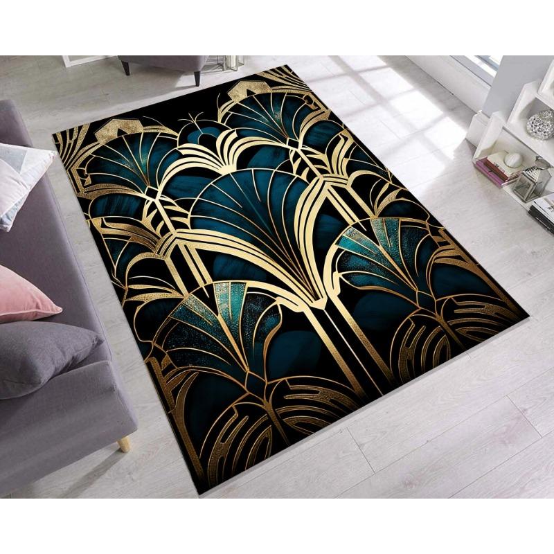 Nordic Light Luxury Navy Blue Gold Striped Carpet Modern Art Rug Abstract Carpet Kitchen Living Anti-Slip Carpet Input DoorMat 40X60cm-16x24in
Nordic Light Luxury Navy Blue Gold Striped Carpet Modern Art Rug Abstract Carpet Kitchen Living Anti-Slip Carpet Input DoorMat 40X60cm-16x24in