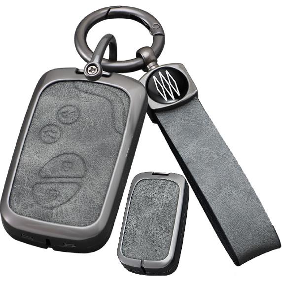 SANRILY Gray Metal Leather Key Fob Cover Fit for Lexus GX460 RX350 ES350 IS250 GX460 LX570 IS350 GS430 GS300 GS450h is-C is-F Keyless Key Holder with Gray -B
SANRILY Gray Metal Leather Key Fob Cover Fit for Lexus GX460 RX350 ES350 IS250 GX460 LX570 IS350 GS430 GS300 GS450h is-C is-F Keyless Key Holder with Gray -B