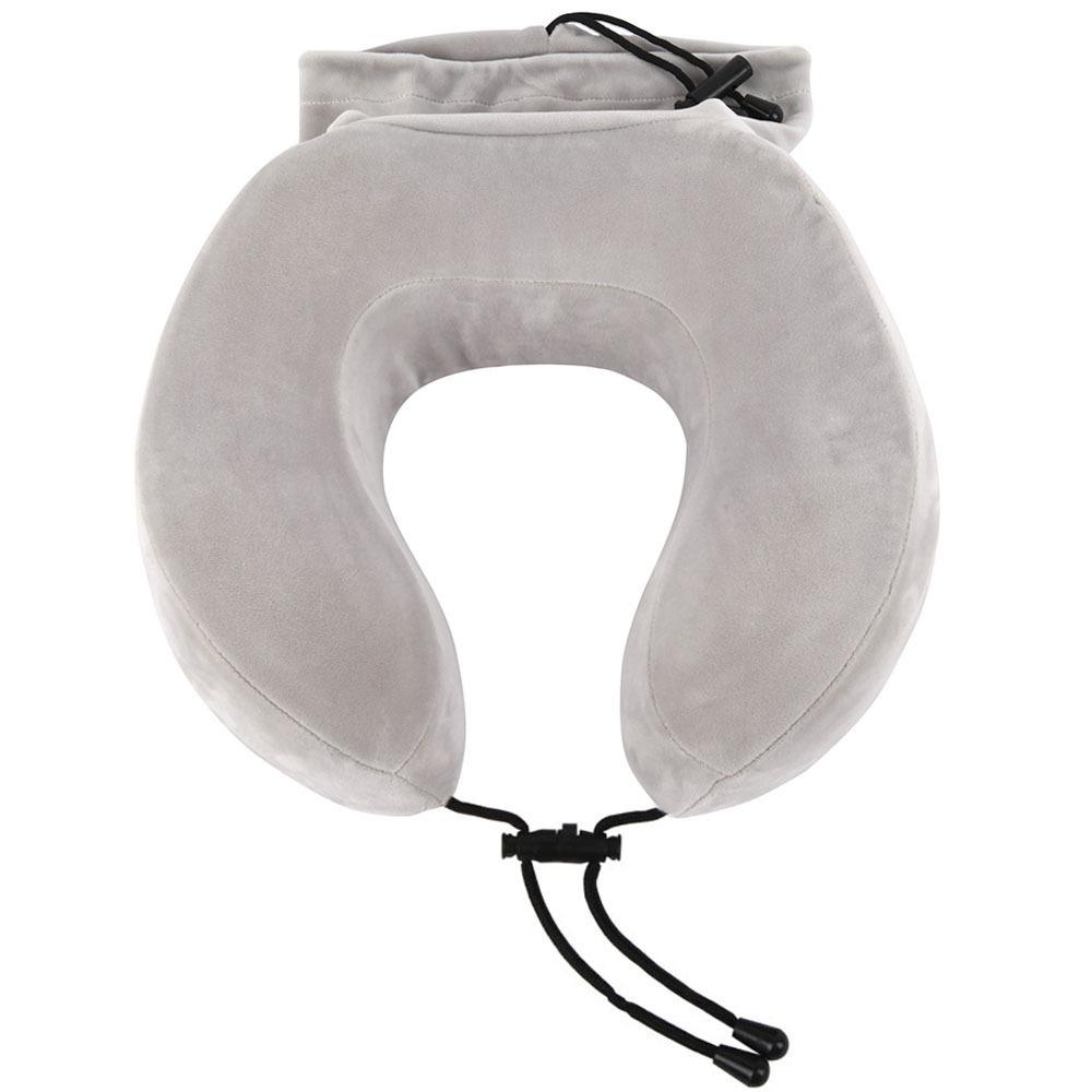 Neck Pillow Airplane Travel Portable Slow Rebound Drawstring Memory Cotton U-Shaped Pillow About 30*30cm світло-сірий колір
Neck Pillow Airplane Travel Portable Slow Rebound Drawstring Memory Cotton U-Shaped Pillow About 30*30cm світло-сірий колір