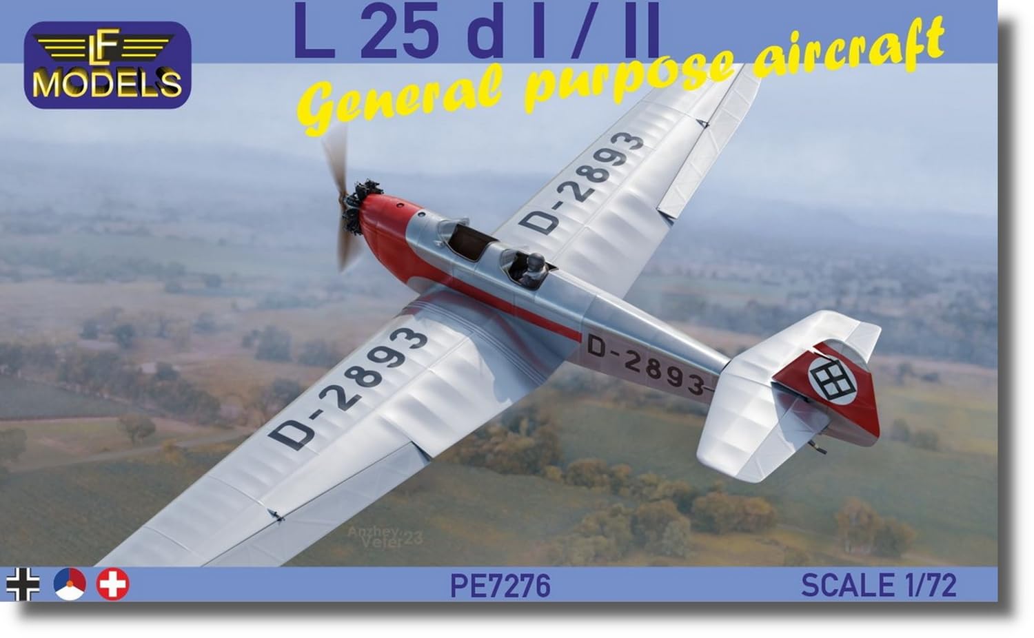 LF Model 1/72 Scale Klem L 25d I/II Light Sport Aircraft Plastic Model Kit LFMPE7276 (Airplane)
LF Model 1/72 Scale Klem L 25d I/II Light Sport Aircraft Plastic Model Kit LFMPE7276 (Airplane)