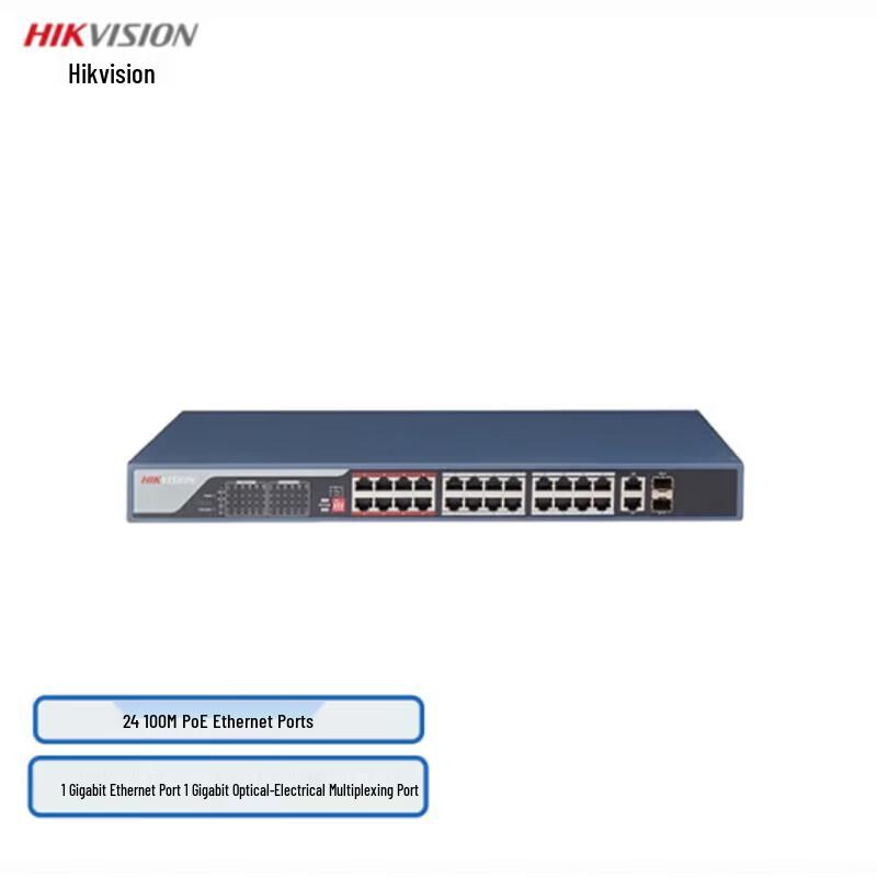 Hikvision DS-3E0326SP-230W-E 26-Port PoE Network Switch
Hikvision DS-3E0326SP-230W-E 26-Port PoE Network Switch