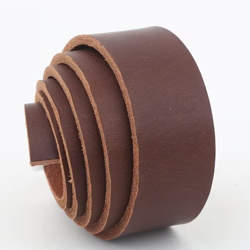 3.5mm thick rigid colored vegetable-tanned leather belt strips, genuine leather belt end, top-grain cowhide, genuine leather mat 1.5x80cm коричневий
3.5mm thick rigid colored vegetable-tanned leather belt strips, genuine leather belt end, top-grain cowhide, genuine leather mat 1.5x80cm коричневий