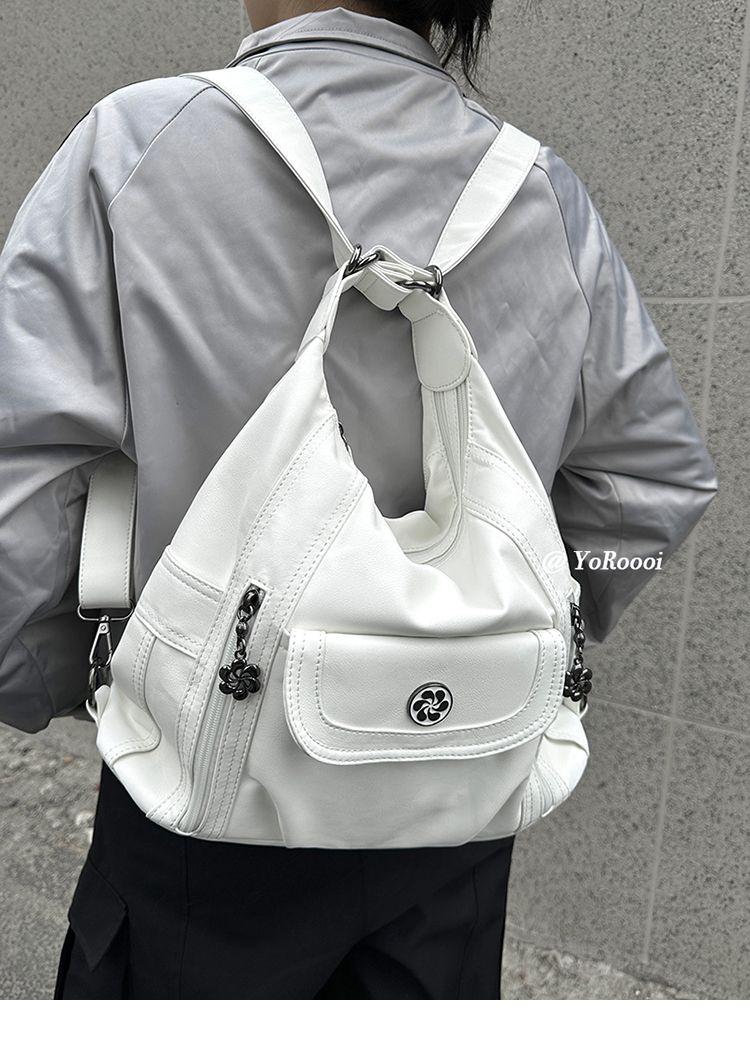 JIAERDI Vintage Y2k Handbag Women High Street Pu Leather Casual Backpack Messenger Bag Female Harajuku White Mochila Aesthetic білий
JIAERDI Vintage Y2k Handbag Women High Street Pu Leather Casual Backpack Messenger Bag Female Harajuku White Mochila Aesthetic білий