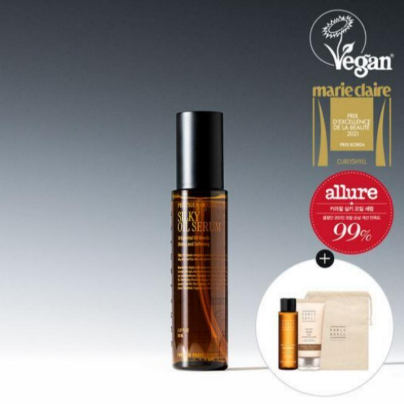 CURLYSHYLL Silky Oil Serum 70ml Set (+ Shampoo 50ml + Mask 30ml + Pouch)
CURLYSHYLL Silky Oil Serum 70ml Set (+ Shampoo 50ml + Mask 30ml + Pouch)