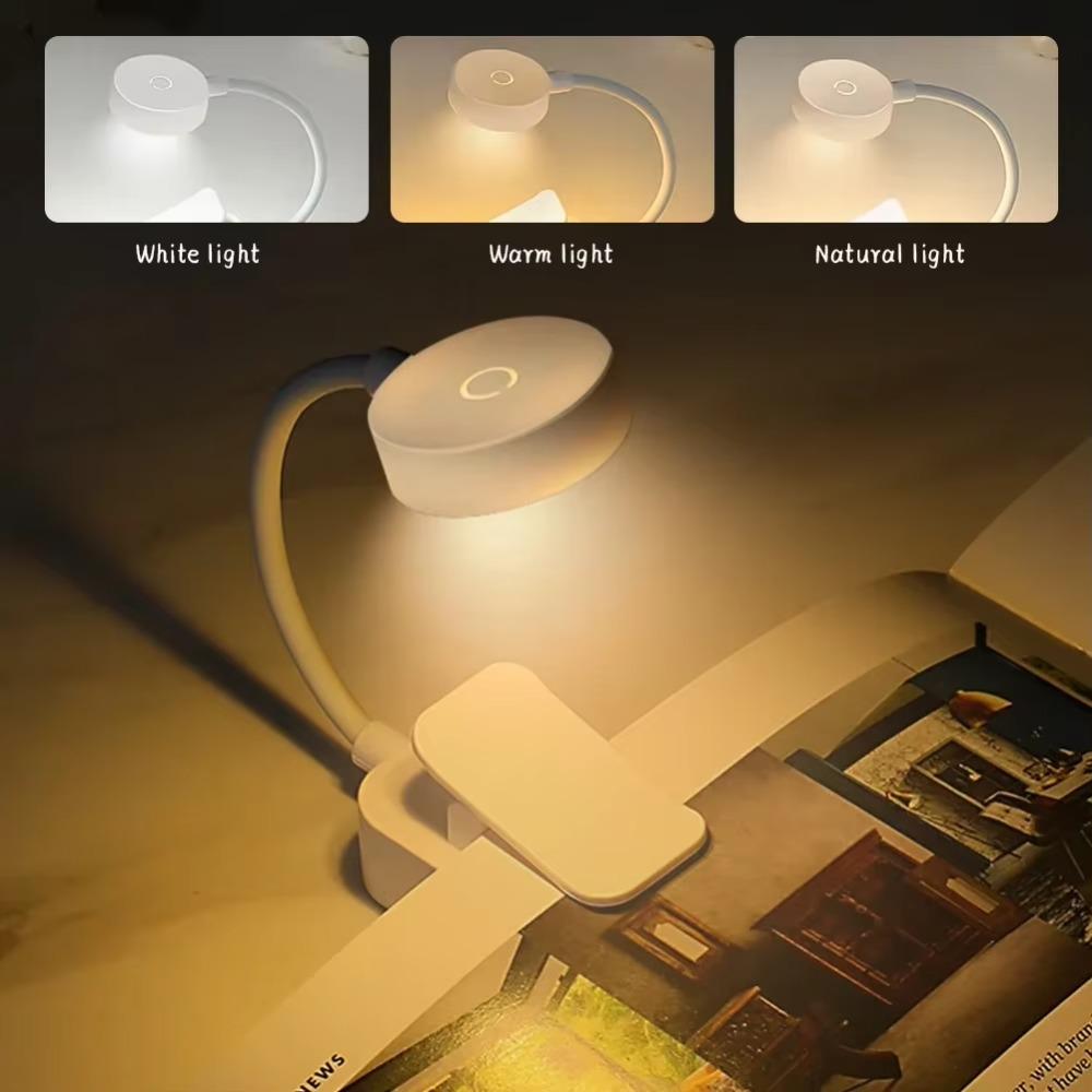 Stepless Dimmable Bedroom Table Lamp Mini Clamp Night Light Reading Lamp with Clip School Battery Powered
Stepless Dimmable Bedroom Table Lamp Mini Clamp Night Light Reading Lamp with Clip School Battery Powered