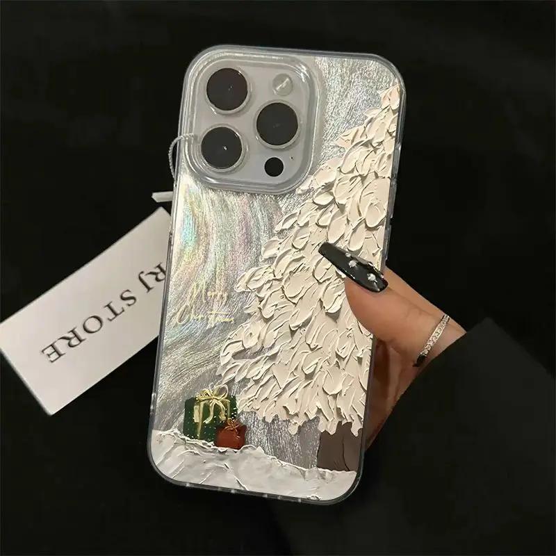White Christmas Tree Print Pattern Design Protective Cover for iPhone 17 16 15 14 13 12 11 16E Series Pro Max Plus iphone 11 ProMax
White Christmas Tree Print Pattern Design Protective Cover for iPhone 17 16 15 14 13 12 11 16E Series Pro Max Plus iphone 11 ProMax
