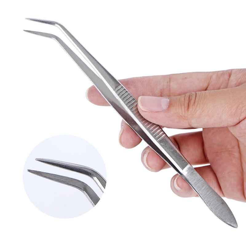 1Pc Stainless Steel Dental Tweezers With Positioning Surgical Serrated Curved Tweezer Pincer Forcep Oral Care Dentist Lab Tools
1Pc Stainless Steel Dental Tweezers With Positioning Surgical Serrated Curved Tweezer Pincer Forcep Oral Care Dentist Lab Tools