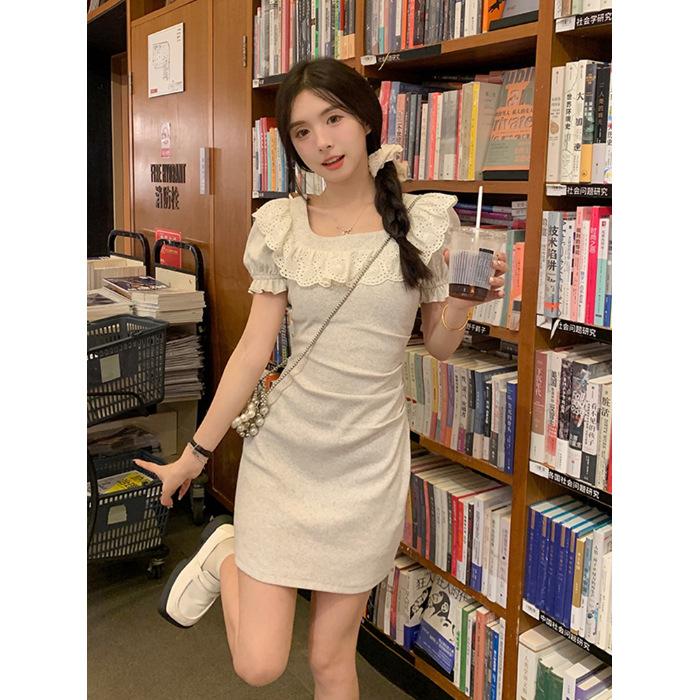 Coffee break French square neck dress women s summer new small waist seaside vacation bubble sleeve long dress 2XL
Coffee break French square neck dress women s summer new small waist seaside vacation bubble sleeve long dress 2XL
