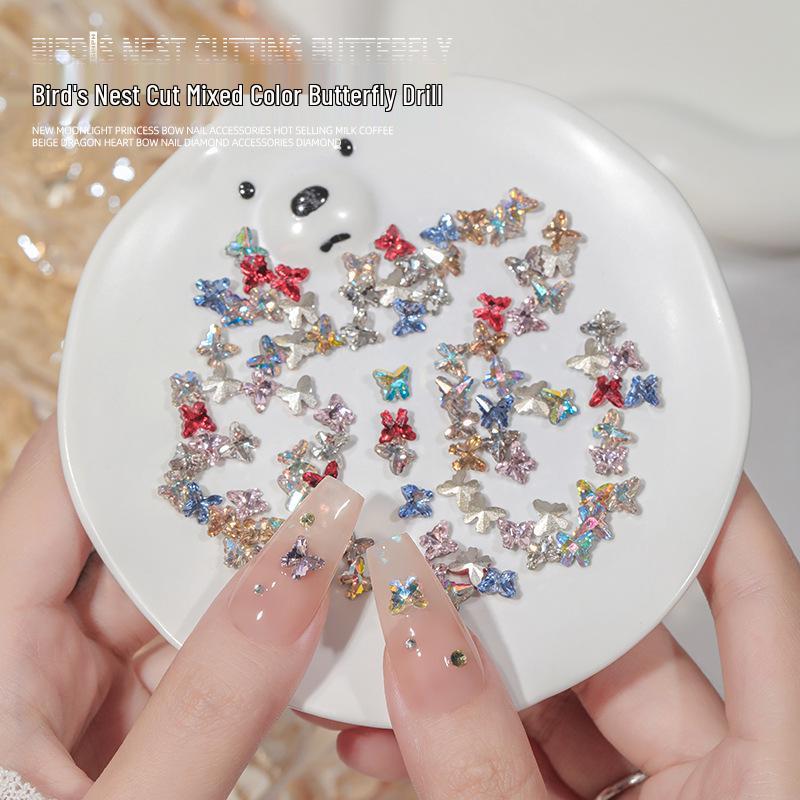 Super Flash 3D Butterfly Nail Art Rhinestones - High Quality Mixed Pack with Pointed Bottom
Super Flash 3D Butterfly Nail Art Rhinestones - High Quality Mixed Pack with Pointed Bottom