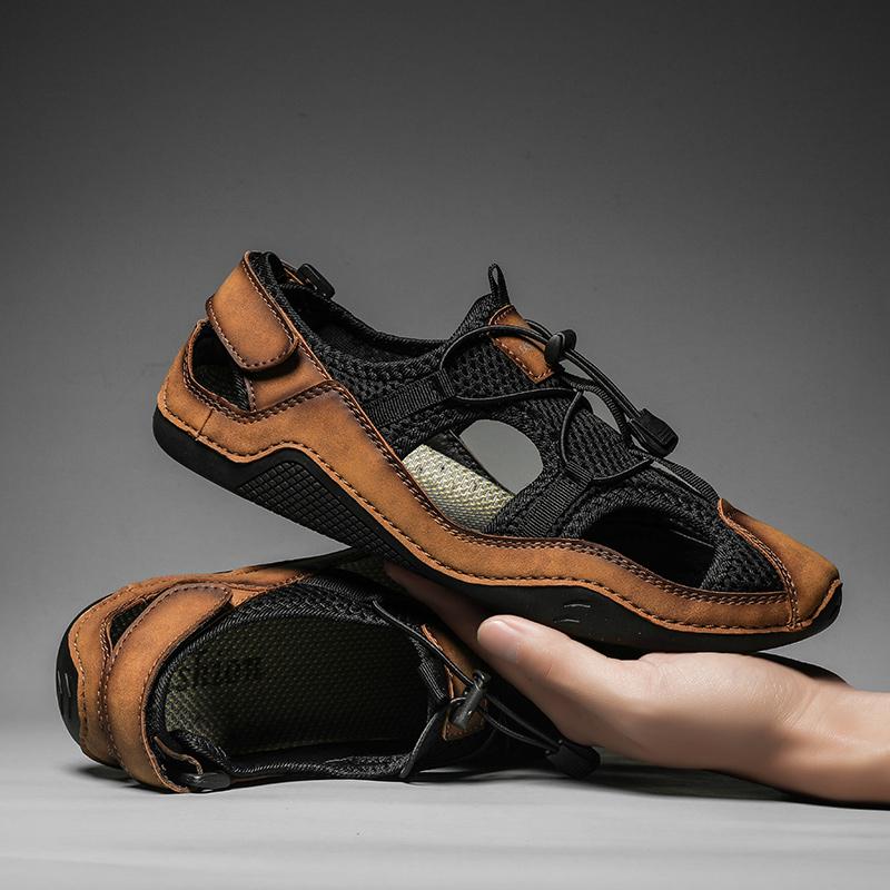 Men s Sandals High Quality Lightweight Non Slip Casual Air Mesh Shoes for Men Plus Size Comfortable Fashion Sandals for Men 38
Men s Sandals High Quality Lightweight Non Slip Casual Air Mesh Shoes for Men Plus Size Comfortable Fashion Sandals for Men 38