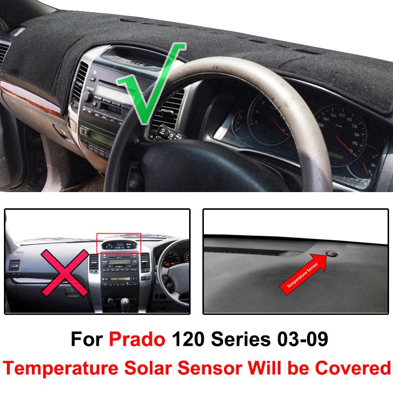 Для Toyota Land Cruiser Prado 2003-2006 2007 2008 2009 коврик для приборной панели чехол для приборной панели антигрязный коврик ковер автомобильные аксессуары 
Для Toyota Land Cruiser Prado 2003-2006 2007 2008 2009 коврик для приборной панели чехол для приборной панели антигрязный коврик ковер автомобильные аксессуары