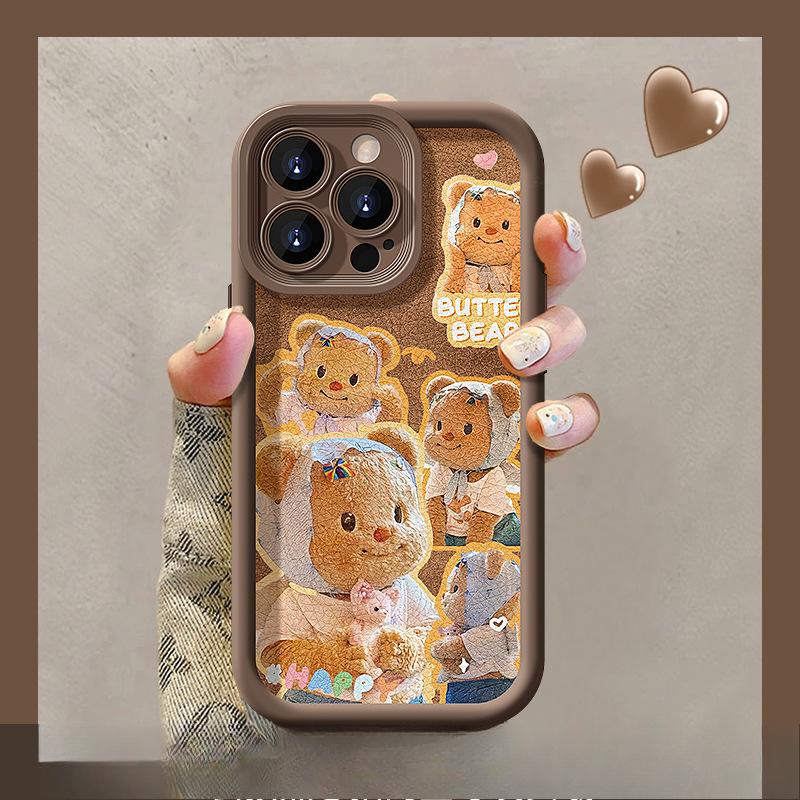 Милый шнурок с мишкой-маслом, подходит для Apple 13PRO Maillard, чехол для мобильного телефона 14, силиконовый противоударный 15, овечья кожа X Honor Magic4 Pro
Милый шнурок с мишкой-маслом, подходит для Apple 13PRO Maillard, чехол для мобильного телефона 14, силиконовый противоударный 15, овечья кожа X Honor Magic4 Pro