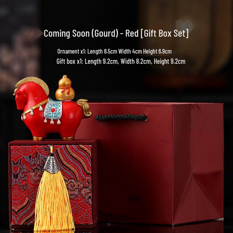 Creative Wealth Horse Ornament - Zodiac Souvenir & Business Gift for Year of the Horse Spring Festival Annual Meeting.
Creative Wealth Horse Ornament - Zodiac Souvenir & Business Gift for Year of the Horse Spring Festival Annual Meeting.