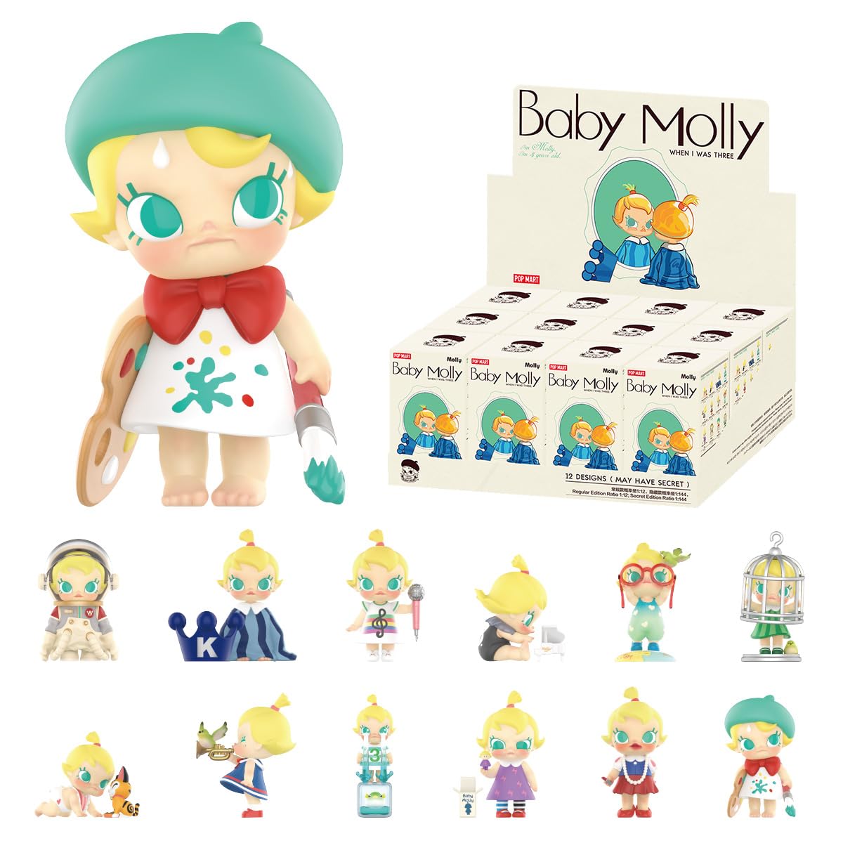 POP MART Baby Molly When I was Series Box 12 Pop Mart Gacha Gacha Blind Box Фигурка Пластиковая модель Премиум игрушка ПВХ Мягкий винил Оригинальный персонаж
POP MART Baby Molly When I was Series Box 12 Pop Mart Gacha Gacha Blind Box Фигурка Пластиковая модель Премиум игрушка ПВХ Мягкий винил Оригинальный персонаж