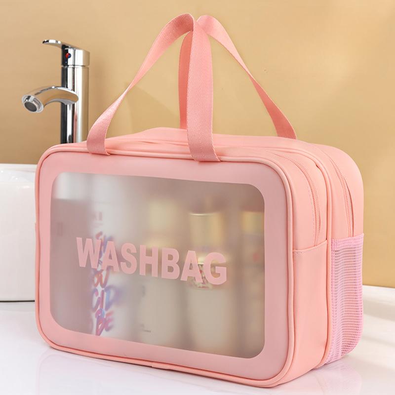 Large Capacity Transparent Dry Wet Separation Double-layer Wash Bag Organizer for Swimming Fitness Toiletries Cosmetics Storage 26X15X15CM
Large Capacity Transparent Dry Wet Separation Double-layer Wash Bag Organizer for Swimming Fitness Toiletries Cosmetics Storage 26X15X15CM