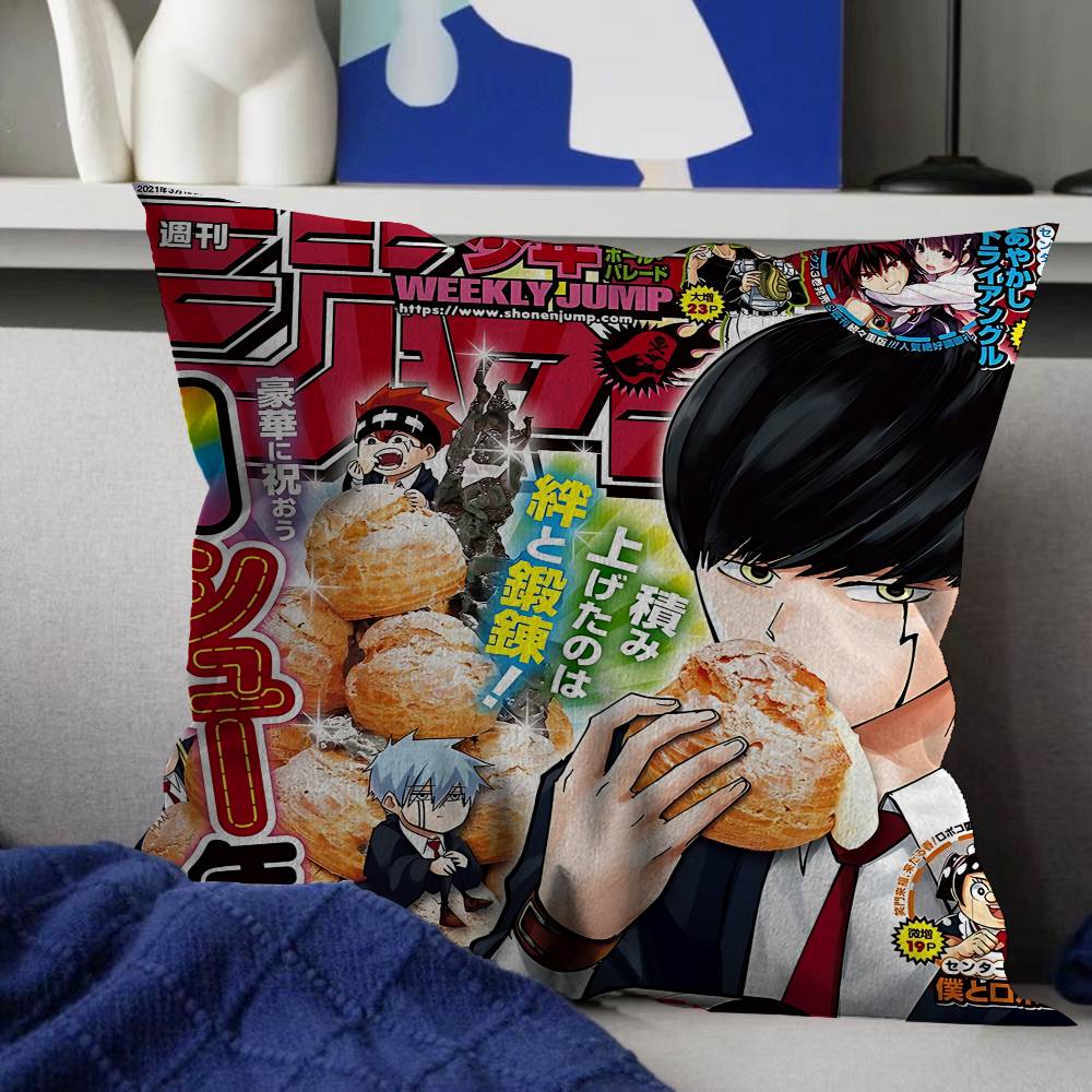 Mashle Magic And Muscles Mash Anime Pillow Gifts Home Office Furnishings Bedroom Sofa Car Cushion Cover Case 45x45cm 30x30 cm
Mashle Magic And Muscles Mash Anime Pillow Gifts Home Office Furnishings Bedroom Sofa Car Cushion Cover Case 45x45cm 30x30 cm