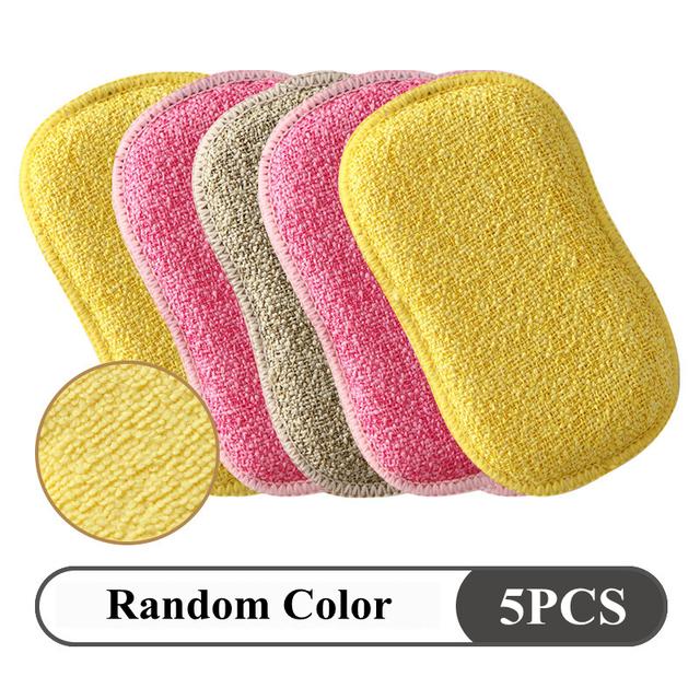 5pcs Magic Cleaning Sponge for Dishes Multi-Purpose Scrub Sponges for Kitchen Bathroom Dishwashing Brush Tools Accessories
5pcs Magic Cleaning Sponge for Dishes Multi-Purpose Scrub Sponges for Kitchen Bathroom Dishwashing Brush Tools Accessories