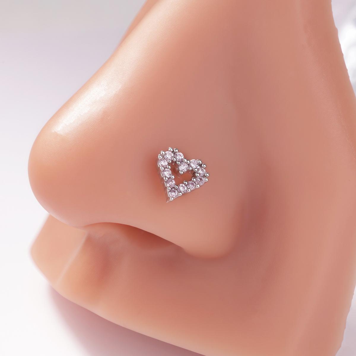 1Pcs Nose Rings Studs L Shaped Nose Rings for Women Heart Nose Nostrial Piercing Jewelry Valentine s Day Gifts
1Pcs Nose Rings Studs L Shaped Nose Rings for Women Heart Nose Nostrial Piercing Jewelry Valentine s Day Gifts