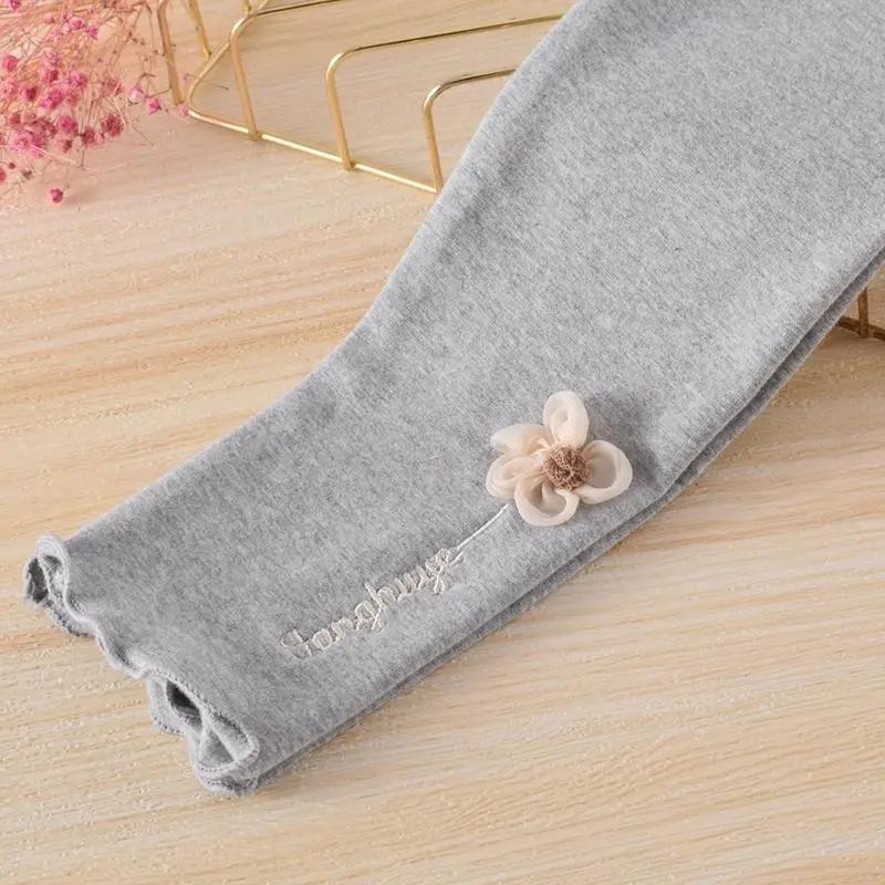 Леггинсы для девочек, весенние и осенние детские облегающие модные милые брюки с цветочной вышивкой и эластичными брюками 100 серый
Леггинсы для девочек, весенние и осенние детские облегающие модные милые брюки с цветочной вышивкой и эластичными брюками 100 серый