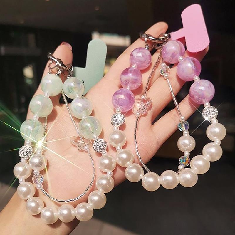 Advanced Niche Double Chain Beaded Mobile Phone Chain Phone Case Anti-Lost Lanyard Keychain Bag Pendant Gifts білий
Advanced Niche Double Chain Beaded Mobile Phone Chain Phone Case Anti-Lost Lanyard Keychain Bag Pendant Gifts білий