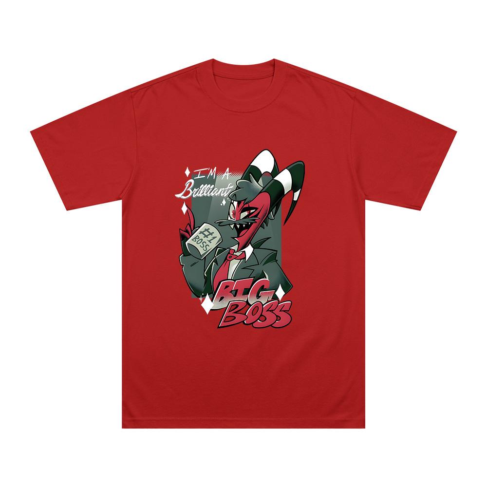 Brilliant Big Boss Cartoon Print Tshirt Helluva Boss Anime Pure Cotton tee WOMEN Unisex new Fashion Versatile top Comfort T shirts S
Brilliant Big Boss Cartoon Print Tshirt Helluva Boss Anime Pure Cotton tee WOMEN Unisex new Fashion Versatile top Comfort T shirts S