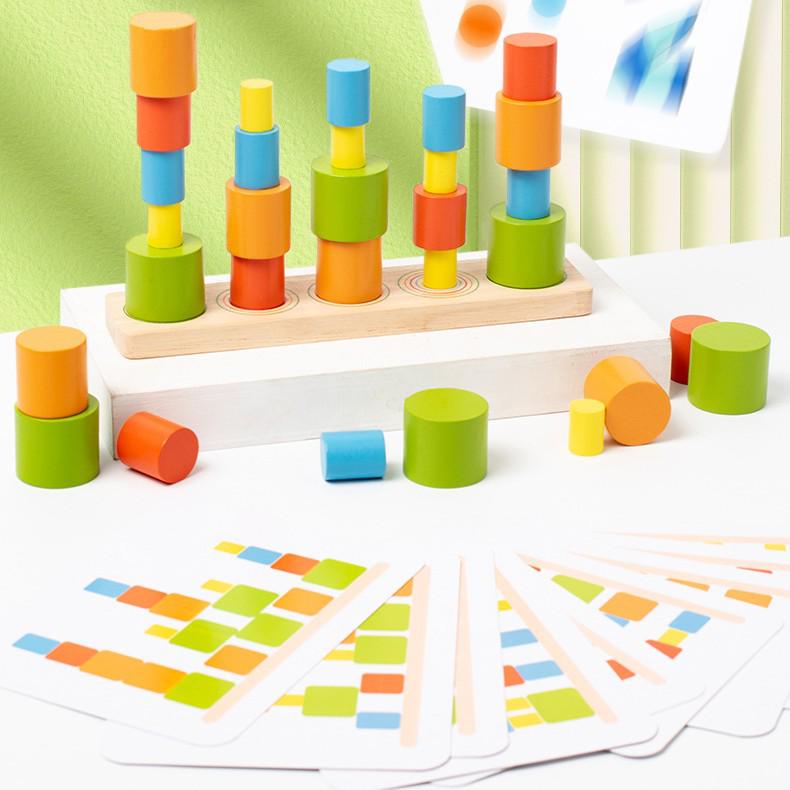 3D Geometric Shape Recognition Blocks for Elementary Math: Cylinder, Cone, Cuboid Wooden Toy Set for Early Education.
3D Geometric Shape Recognition Blocks for Elementary Math: Cylinder, Cone, Cuboid Wooden Toy Set for Early Education.