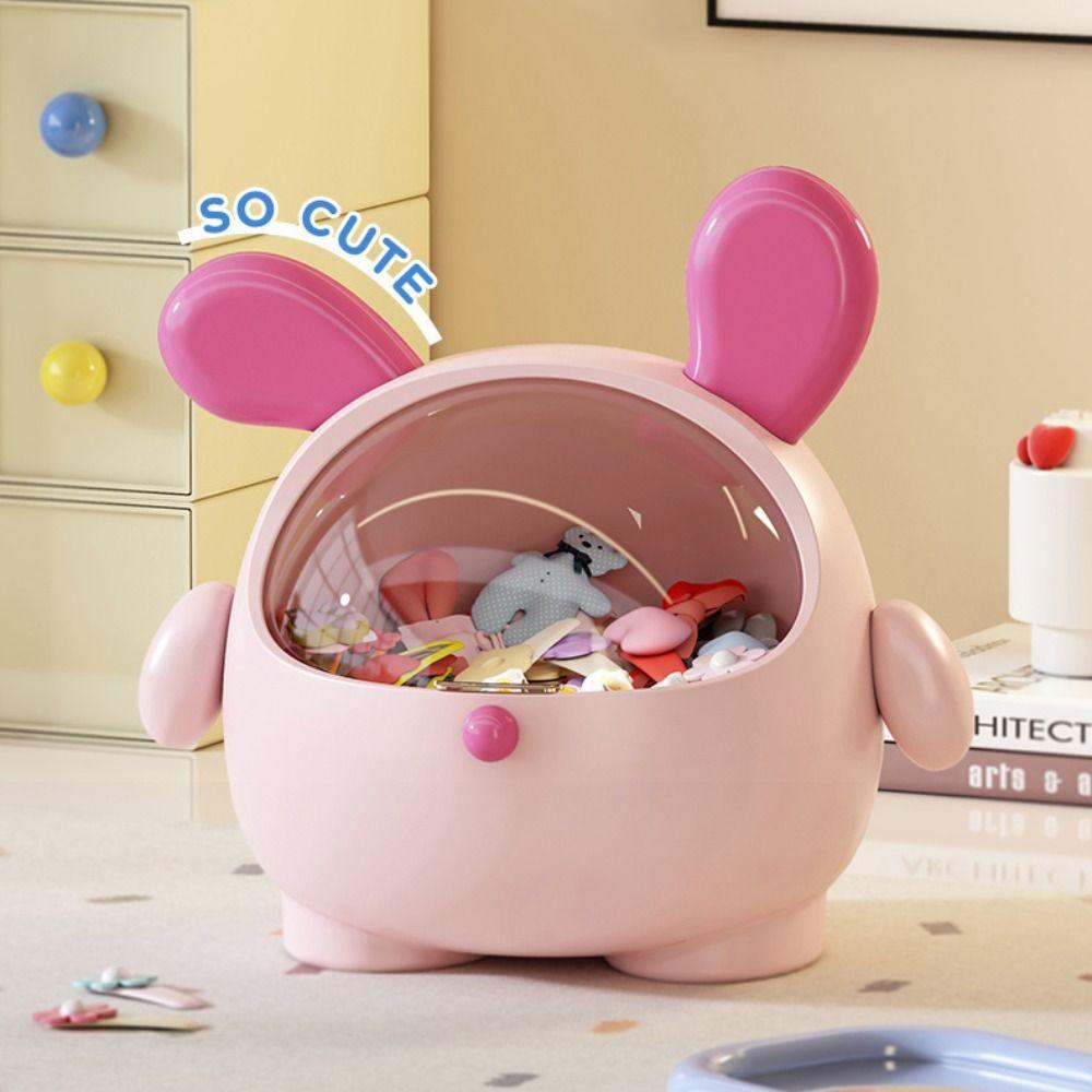 Rabbit Desktop Storage Box High-capacity Stationary Storage New Hair Accessories Storage Rack чорний білий колір
Rabbit Desktop Storage Box High-capacity Stationary Storage New Hair Accessories Storage Rack чорний білий колір