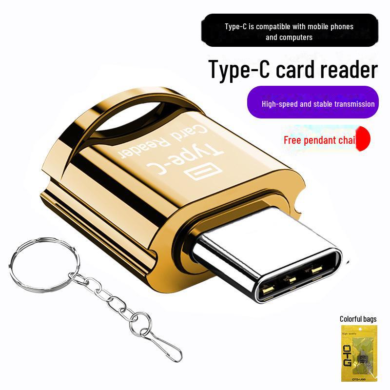 Универсальный адаптер для чтения карт памяти Micro USB TF Type-C Android для телефонов и планшетов Type-C portable card reader золотой
Универсальный адаптер для чтения карт памяти Micro USB TF Type-C Android для телефонов и планшетов Type-C portable card reader золотой