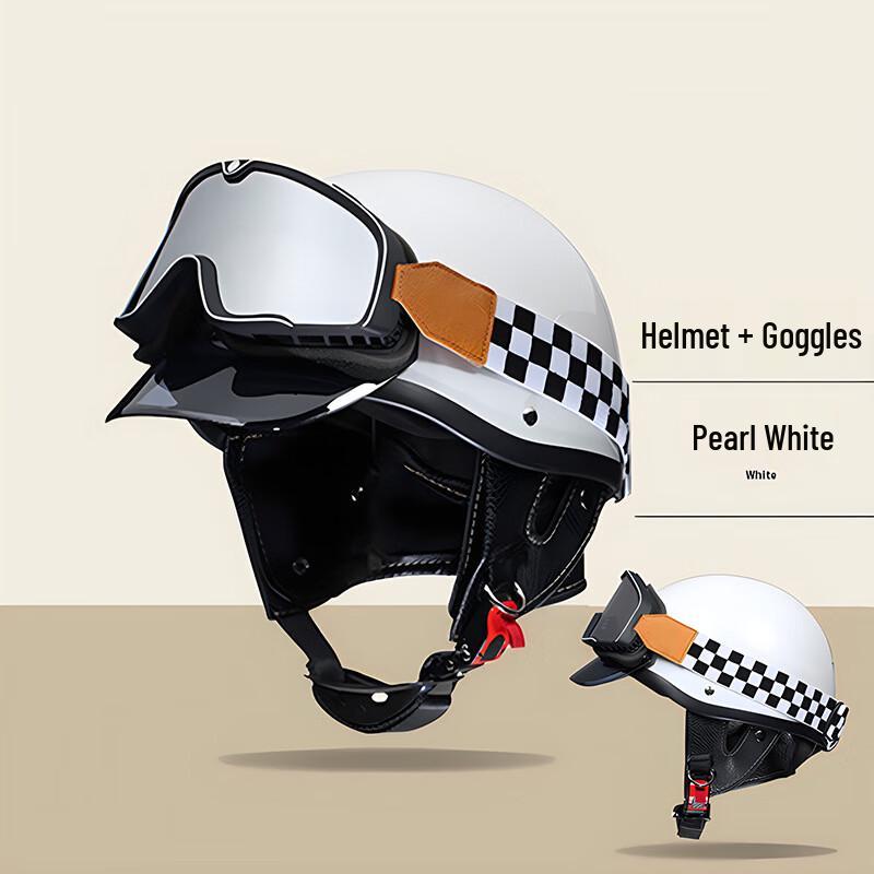 Lishi MT-2 Motorcycle Half Helmet with Off-road Goggles
Lishi MT-2 Motorcycle Half Helmet with Off-road Goggles