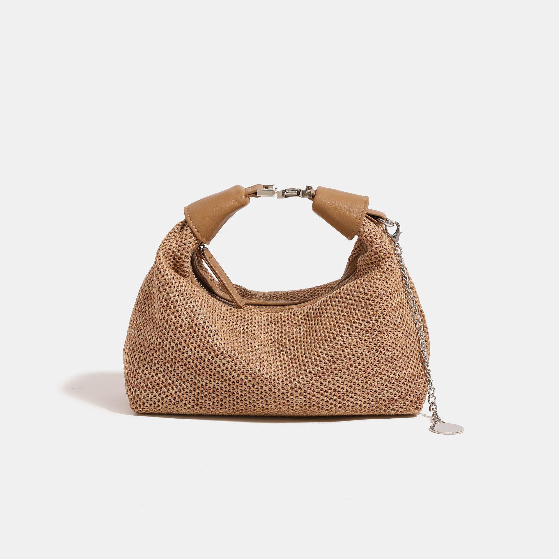 Original High-end Woven Dumpling Bag for Women s Summer Tourism Vacation Beach Bag, Hundred Shoulder Handbag, Single Shoulder Crossbody Bag коричневий
Original High-end Woven Dumpling Bag for Women s Summer Tourism Vacation Beach Bag, Hundred Shoulder Handbag, Single Shoulder Crossbody Bag коричневий