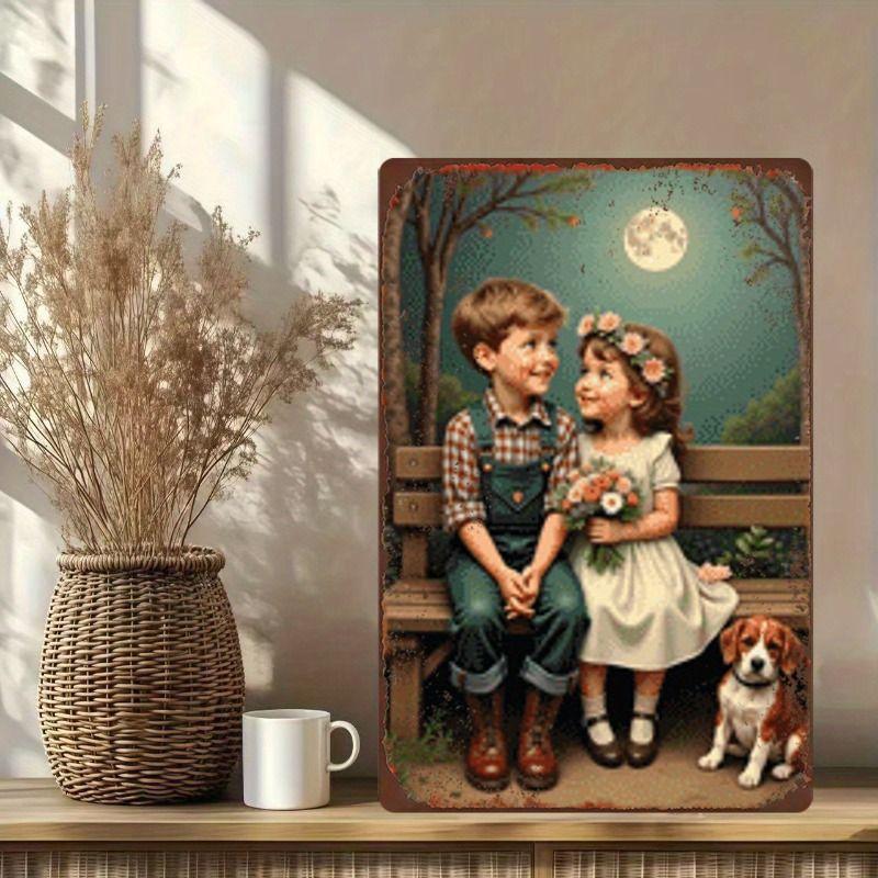 Vintage Valentine s Day Metal Decorative Painting Gift for Couples Bedroom Living Room Cafe
Vintage Valentine s Day Metal Decorative Painting Gift for Couples Bedroom Living Room Cafe