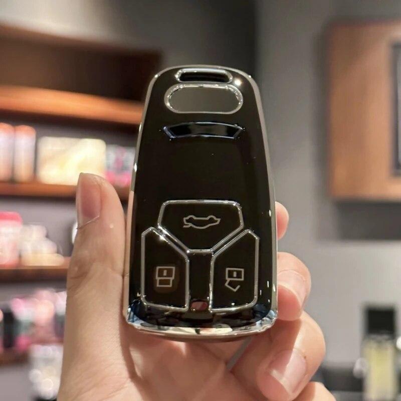 Чехол для ключей от автомобиля, чехол-брелок из ТПУ для A4 Q7 Q5 TT A3 A6 SQ5 R8 S5, защита для умного пульта дистанционного управления
Чехол для ключей от автомобиля, чехол-брелок из ТПУ для A4 Q7 Q5 TT A3 A6 SQ5 R8 S5, защита для умного пульта дистанционного управления