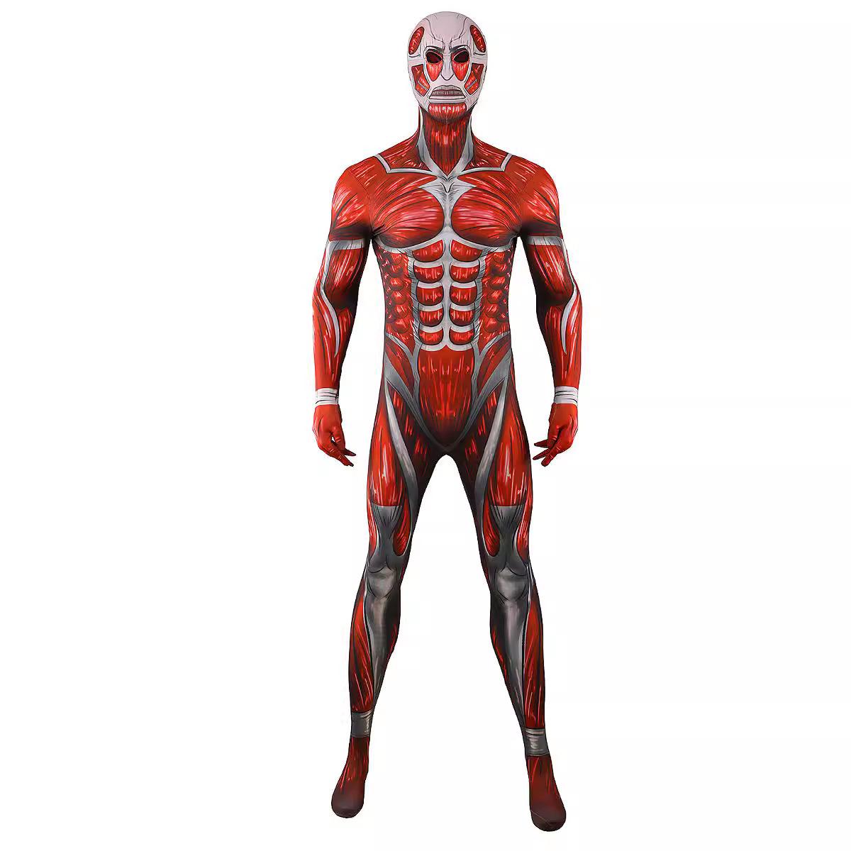 Attack on Titan cosplay suit male giant muscle suit body suit L
Attack on Titan cosplay suit male giant muscle suit body suit L