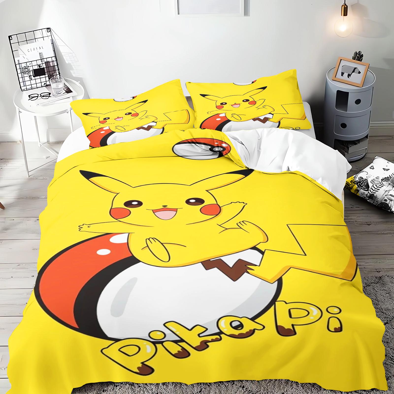 Pokémon Anime Duvet Cover Set Comforte Printed Cartoon Twin Size Bedding Sets Christmas Gifts 3-piece AU King(245*210cm)3pcs
Pokémon Anime Duvet Cover Set Comforte Printed Cartoon Twin Size Bedding Sets Christmas Gifts 3-piece AU King(245*210cm)3pcs