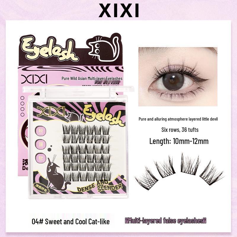 XIXI Pure Desire Self-Adhesive Multi-Layer Lightweight Eyelashes - Natural Look, Glue & Remover-Free, Perfect for Beginners.
XIXI Pure Desire Self-Adhesive Multi-Layer Lightweight Eyelashes - Natural Look, Glue & Remover-Free, Perfect for Beginners.