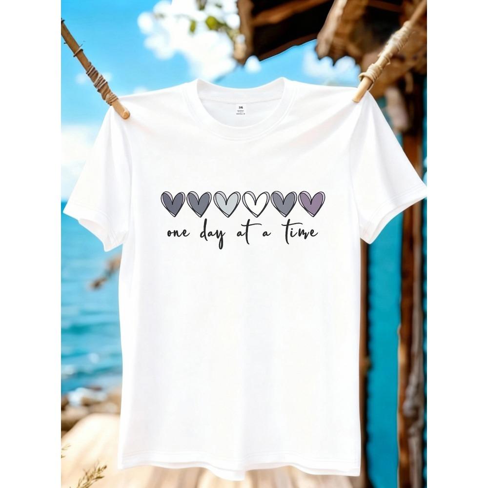 Heart Pattern Print Plus Size Women s Crew Neck T-Shirt Summer Casual Short Sleeve Top Fashionable Versatile Clothing 4XL
Heart Pattern Print Plus Size Women s Crew Neck T-Shirt Summer Casual Short Sleeve Top Fashionable Versatile Clothing 4XL