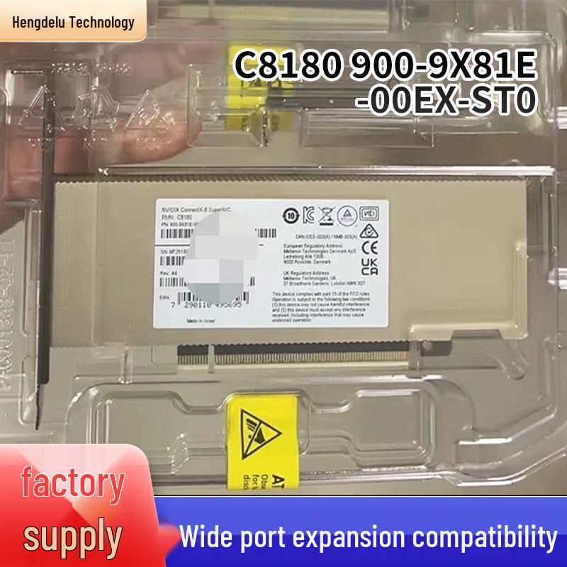 Ethernet High-Speed Network Adapter C8180 900-9X81E-00EX-ST0
Ethernet High-Speed Network Adapter C8180 900-9X81E-00EX-ST0