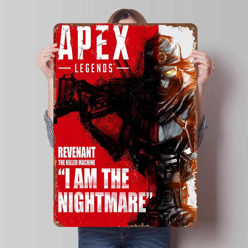 Apex Legends Revenant Tin Plaque Poster Customized Wall Art Retro Vintage Metal Signs for Man Cave Room Decor Men Coffee Bar 7.9x11.8In(20x30cm)
Apex Legends Revenant Tin Plaque Poster Customized Wall Art Retro Vintage Metal Signs for Man Cave Room Decor Men Coffee Bar 7.9x11.8In(20x30cm)