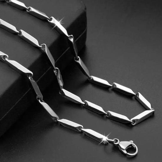 Серебряная цепь из нержавеющей стали с платиновым покрытием для мужчин и женщин Цепь из нержавеющей стали с платиновым покрытием
Серебряная цепь из нержавеющей стали с платиновым покрытием для мужчин и женщин Цепь из нержавеющей стали с платиновым покрытием