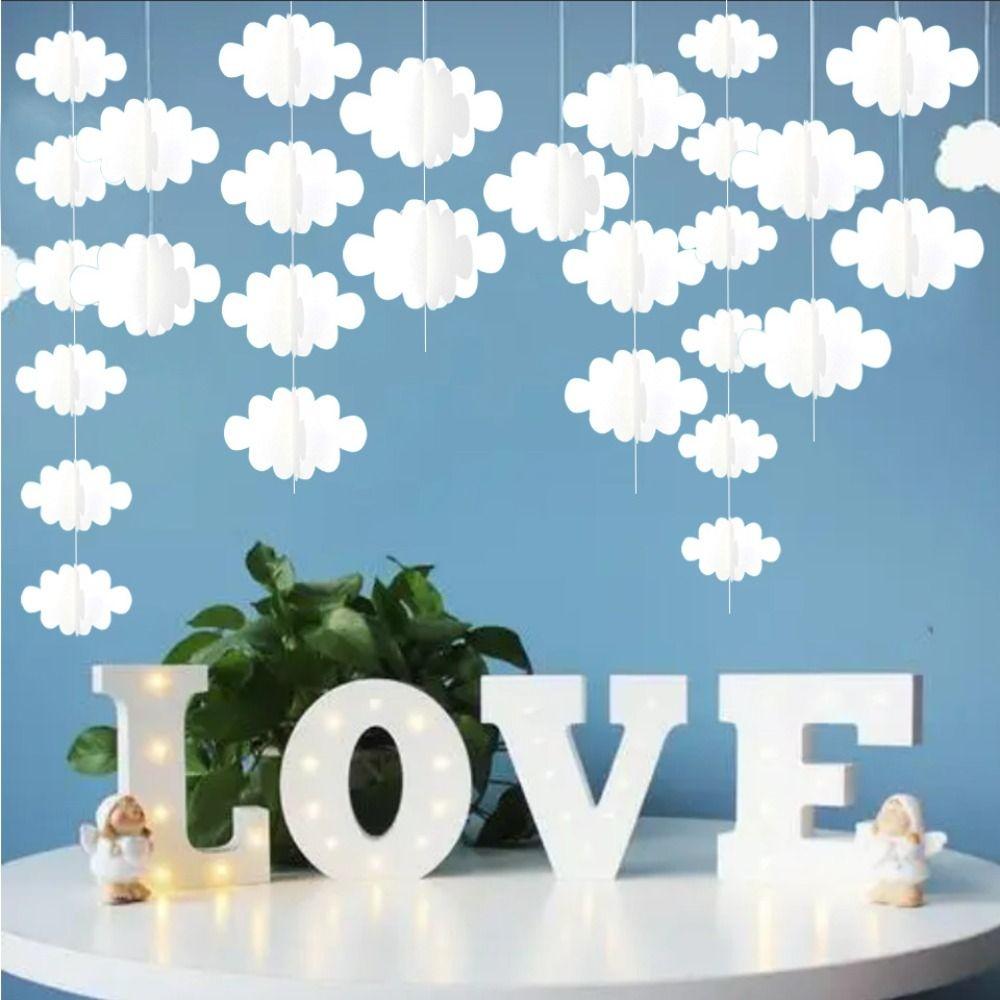 For Baby Room Tent Wall Decor DIY Photography Prop Wall Hanging Toys Fake Cloud Cloud Ornaments білий
For Baby Room Tent Wall Decor DIY Photography Prop Wall Hanging Toys Fake Cloud Cloud Ornaments білий