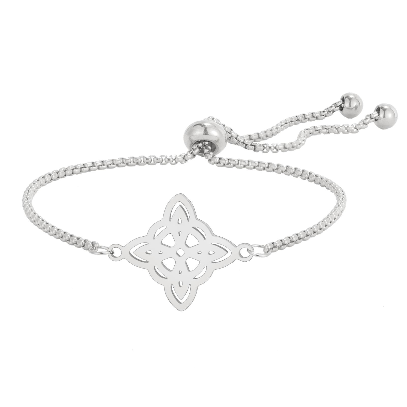 LIKGREAT Adjustable Witch Knot Bracelet Stainless Steel Pagan Wiccan Jewelry Boho Witchy Anklet Spiritual Gift for Women Men
LIKGREAT Adjustable Witch Knot Bracelet Stainless Steel Pagan Wiccan Jewelry Boho Witchy Anklet Spiritual Gift for Women Men