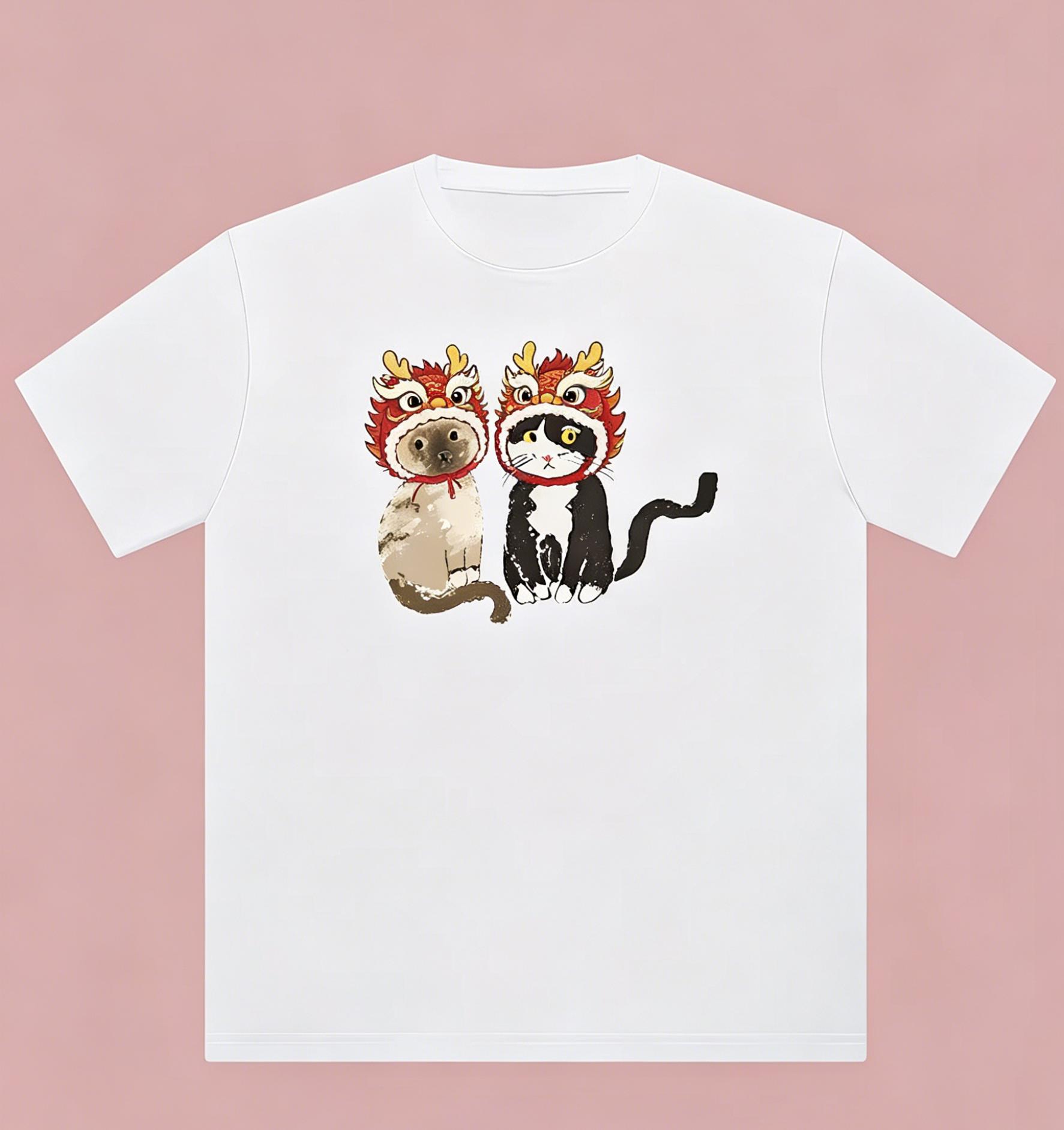 Aesthetic Cat Graphic Tee Trendy Dragon Hat Kitty TShirt Simple Artistic Print Top Casual Daily Wear Short Sleeve Fashion Tee 4XL
Aesthetic Cat Graphic Tee Trendy Dragon Hat Kitty TShirt Simple Artistic Print Top Casual Daily Wear Short Sleeve Fashion Tee 4XL