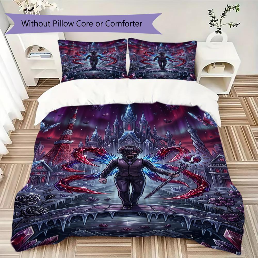 Kaneki Ken Theme Pattern Bedding,Quilt Set Quilt Cover Pillowcase Home Birthday Gift (1 * duvet cover + 2 * pillowcase, without core) 135x200cm
Kaneki Ken Theme Pattern Bedding,Quilt Set Quilt Cover Pillowcase Home Birthday Gift (1 * duvet cover + 2 * pillowcase, without core) 135x200cm