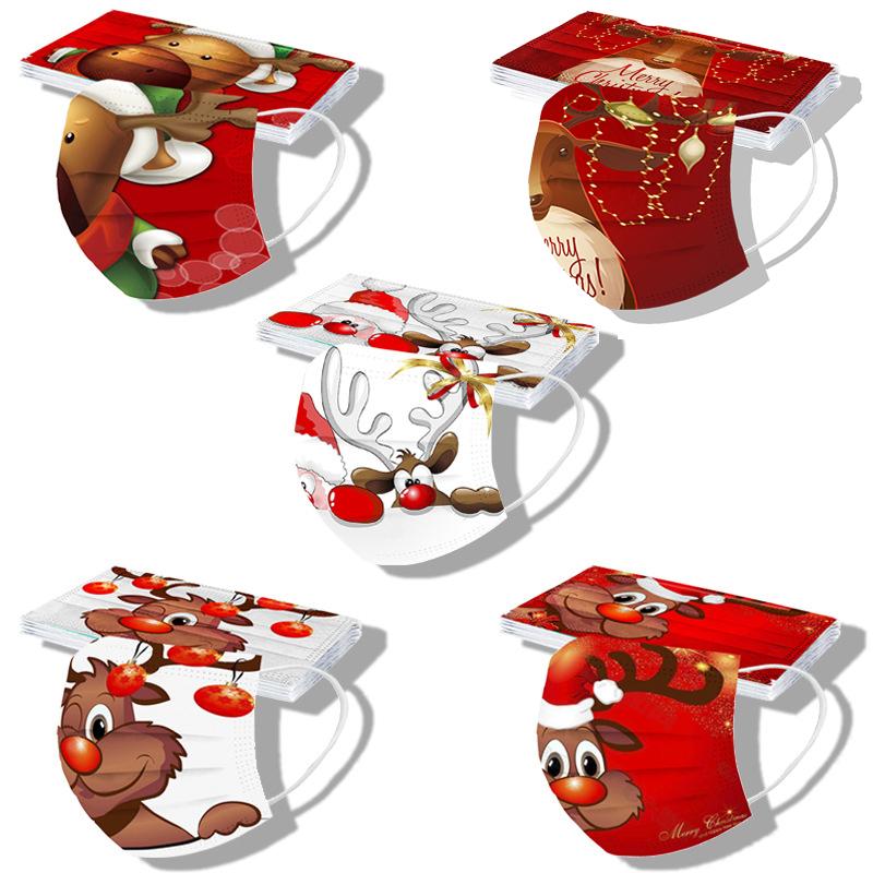 50PC Adult Christmas Face Masks Disposable Mask Xmas Santa Claus Elk 3ply Mouth
50PC Adult Christmas Face Masks Disposable Mask Xmas Santa Claus Elk 3ply Mouth
