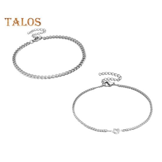 2 шт. женский браслет с подвесками, блестящий, инкрустированный стразами, регулируемый браслет, подарок на годовщину дня рождения серебряный
2 шт. женский браслет с подвесками, блестящий, инкрустированный стразами, регулируемый браслет, подарок на годовщину дня рождения серебряный