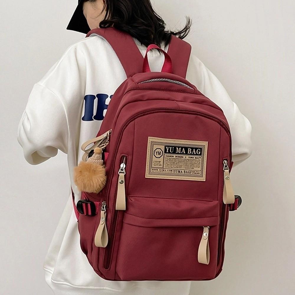 Zipper Nylon School Bag Large Capacity Teenage Daypack High Quality Students Backpack Girls Boys чорний
Zipper Nylon School Bag Large Capacity Teenage Daypack High Quality Students Backpack Girls Boys чорний