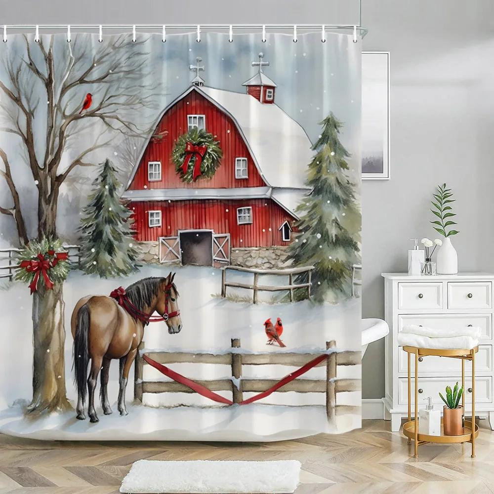 Рождественские декоративные шторки для душа Камин Елка Зима Новый год Подарок Декор для ванной комнаты Тканевая занавеска для ванны Подвесная 150X180CM-59.06X70.8
Рождественские декоративные шторки для душа Камин Елка Зима Новый год Подарок Декор для ванной комнаты Тканевая занавеска для ванны Подвесная 150X180CM-59.06X70.8