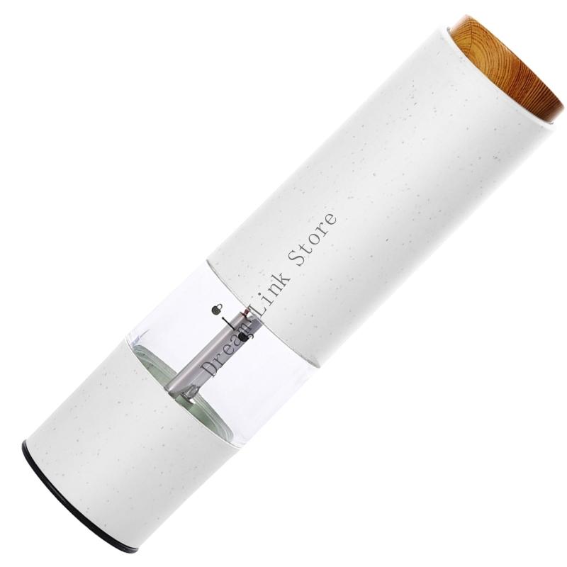 Battery Power Spices Grinder For Peppers Salt Adjustable Coarseness Detachable Parts Dishwasher Safe Colorful Design білий
Battery Power Spices Grinder For Peppers Salt Adjustable Coarseness Detachable Parts Dishwasher Safe Colorful Design білий